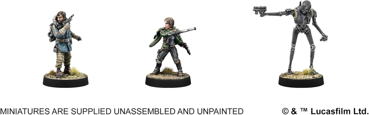 Cassian Andor, Jyn Erso & K-2SO - DE/EN/SP/FR