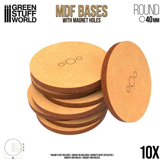 MDF Bases - Round