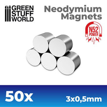 Load image into Gallery viewer, Neodymium Magnets - 50 units (N52)