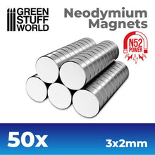Load image into Gallery viewer, Neodymium Magnets - 50 units (N52)