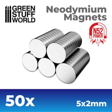 Load image into Gallery viewer, Neodymium Magnets - 50 units (N52)