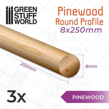 Load image into Gallery viewer, Pinewood Round Rod