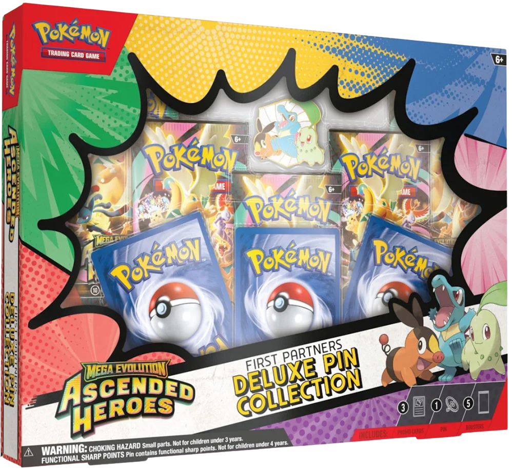 Ascended Heroes First Partners Deluxe Pin Collection - EN