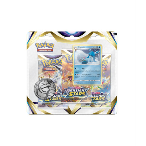 Sword & Shield: Brilliant Stars - 3 Booster Packs Blister (Glaceon)