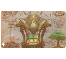 Load image into Gallery viewer, UP - Retro Frame Artifacts: Schematic Playmat Line - for Magic: The Gathering