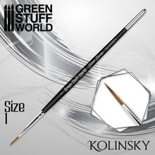 Carregar imagem no visualizador da galeria, SILVER SERIES Kolinsky Brush - Size 1