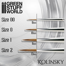 Carregar imagem no visualizador da galeria, SILVER SERIES Kolinsky Brush - Size 2