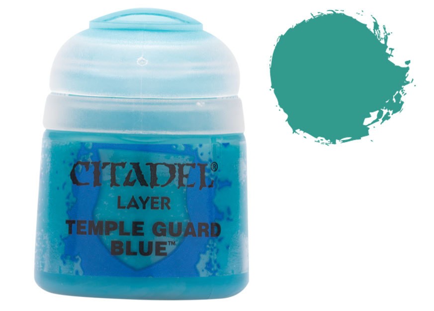Vernice Citadel Layer - Temple Guard Blue 12ml - Colore Acrilico Per Miniatura Games Workshop, Finitura Opaca, Alta Pigmentazione - 3