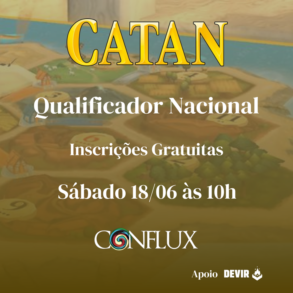 Torneio de Catan - Qualificador para o Nacional - 18/06/22