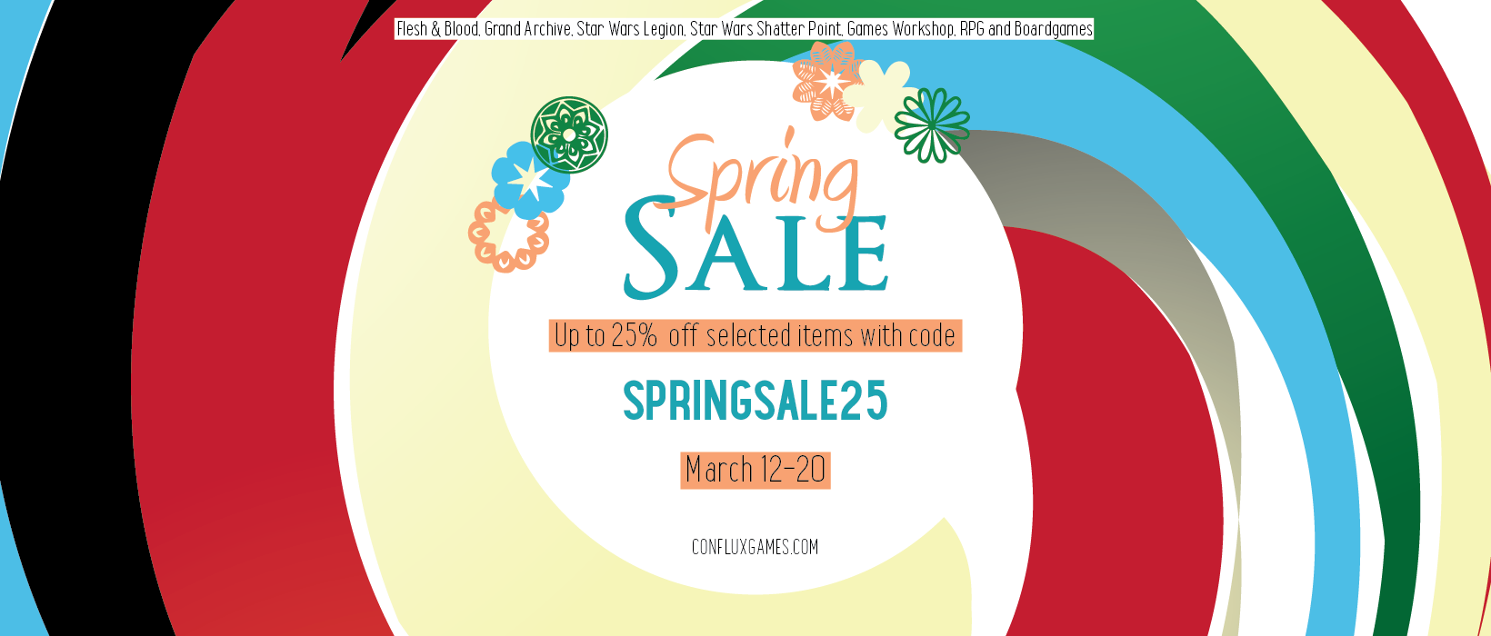 🌸 Spring Sales Event - Get Ready for Amazing Offers! 🌼 – Conflux Games