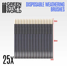 Carregar imagem no visualizador da galeria, 25x Disposable Weathering Brushes
