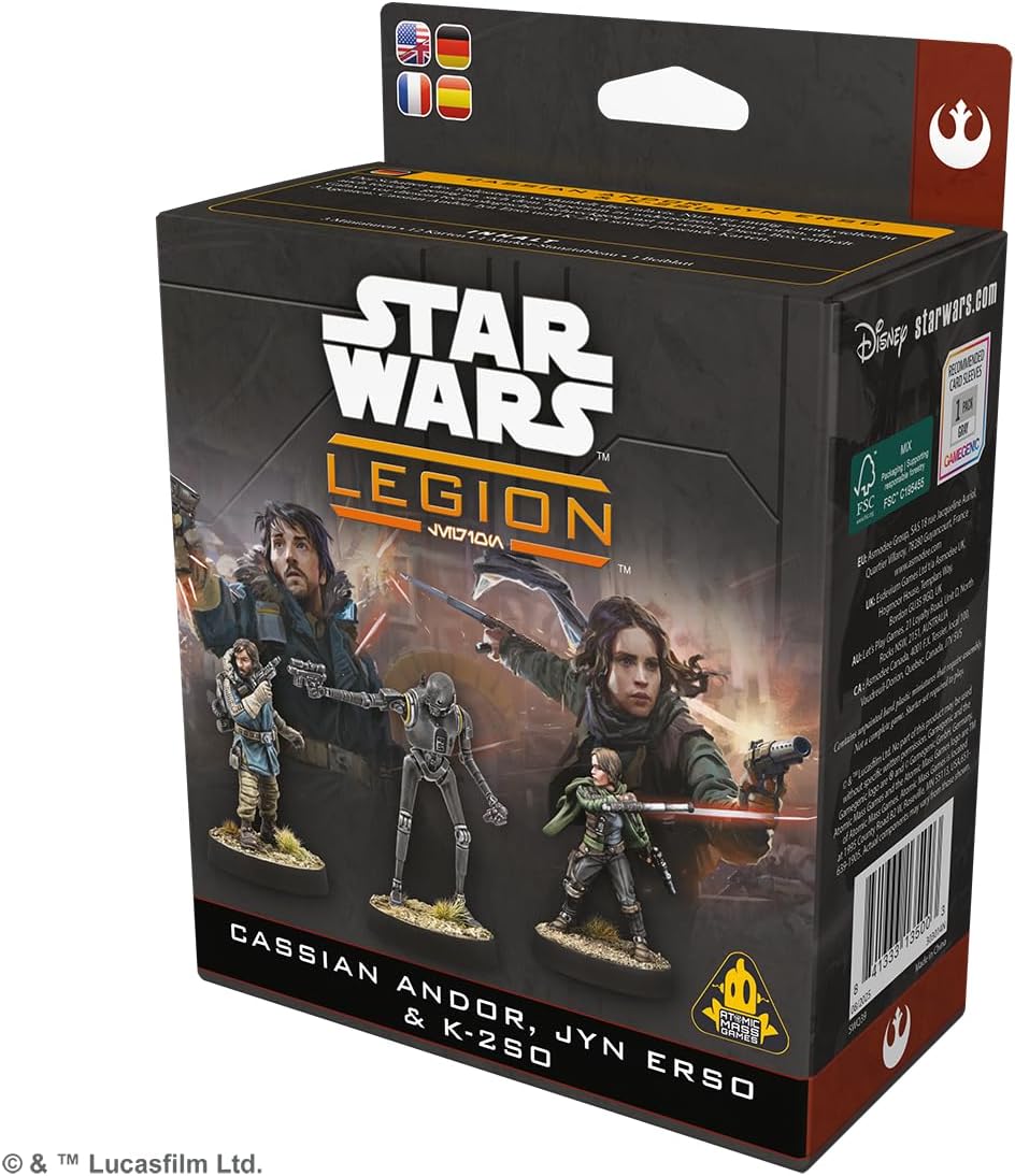 Cassian Andor, Jyn Erso & K-2SO - DE/EN/SP/FR