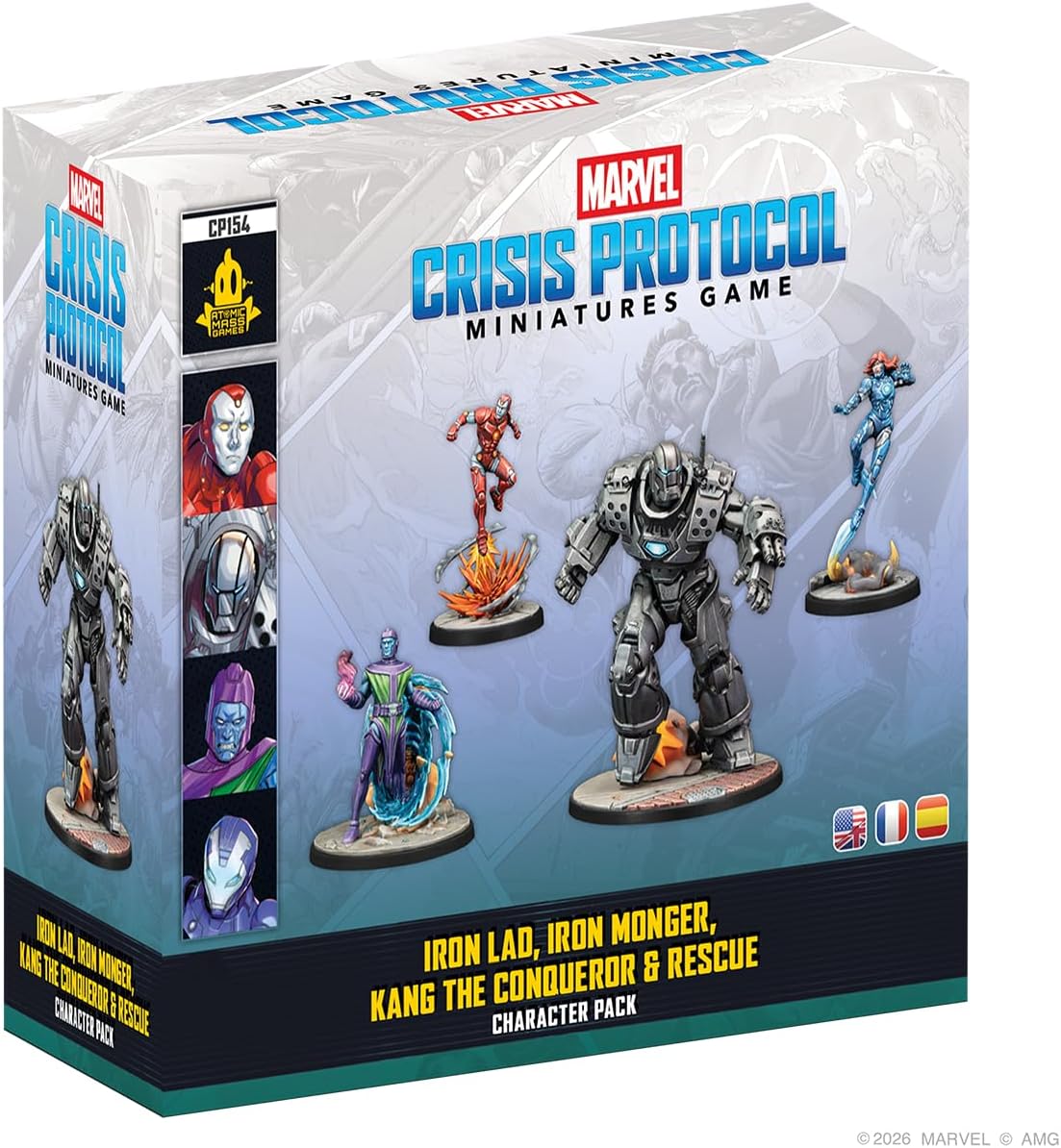 Iron Lad, Iron Monger, Kang The Conqueror & Rescue Character Pack - EN