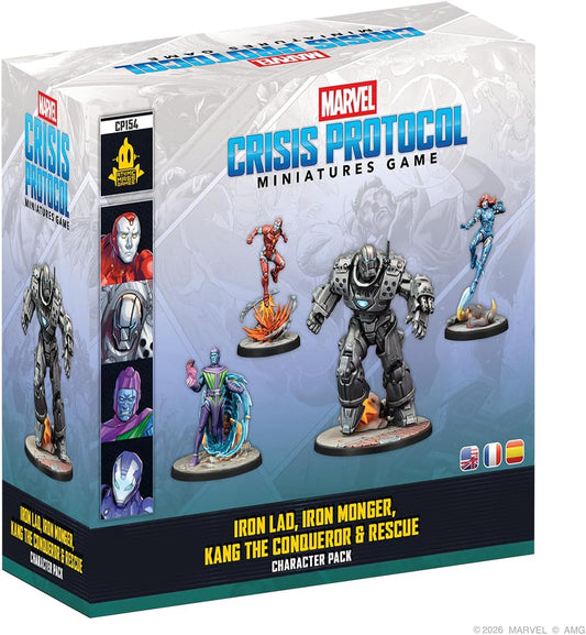 Iron Lad, Iron Monger, Kang The Conqueror & Rescue Character Pack - EN