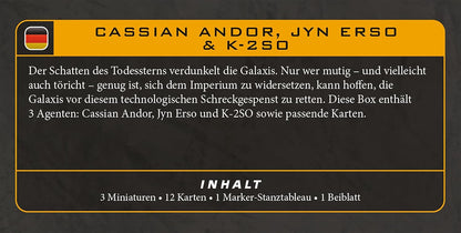 Cassian Andor, Jyn Erso & K-2SO - DE/EN/SP/FR