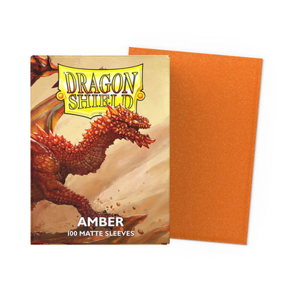 Dragon Shield Matte Sleeves – Amber