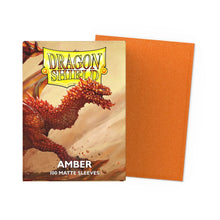 Load image into Gallery viewer, Dragon Shield Matte Sleeves – Amber
