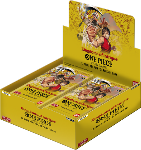 One Piece Card Game -Kingdoms Of Intrigue- OP04 Booster Display (24 PACKS) - EN