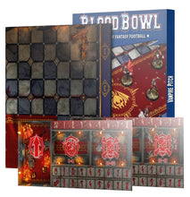 Carregar imagem no visualizador da galeria, Blood Bowl: VAMPIRE TEAM – DOUBLE-SIDED PITCH AND DUGOUTS SET
