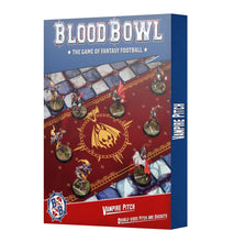 Carregar imagem no visualizador da galeria, Blood Bowl: VAMPIRE TEAM – DOUBLE-SIDED PITCH AND DUGOUTS SET
