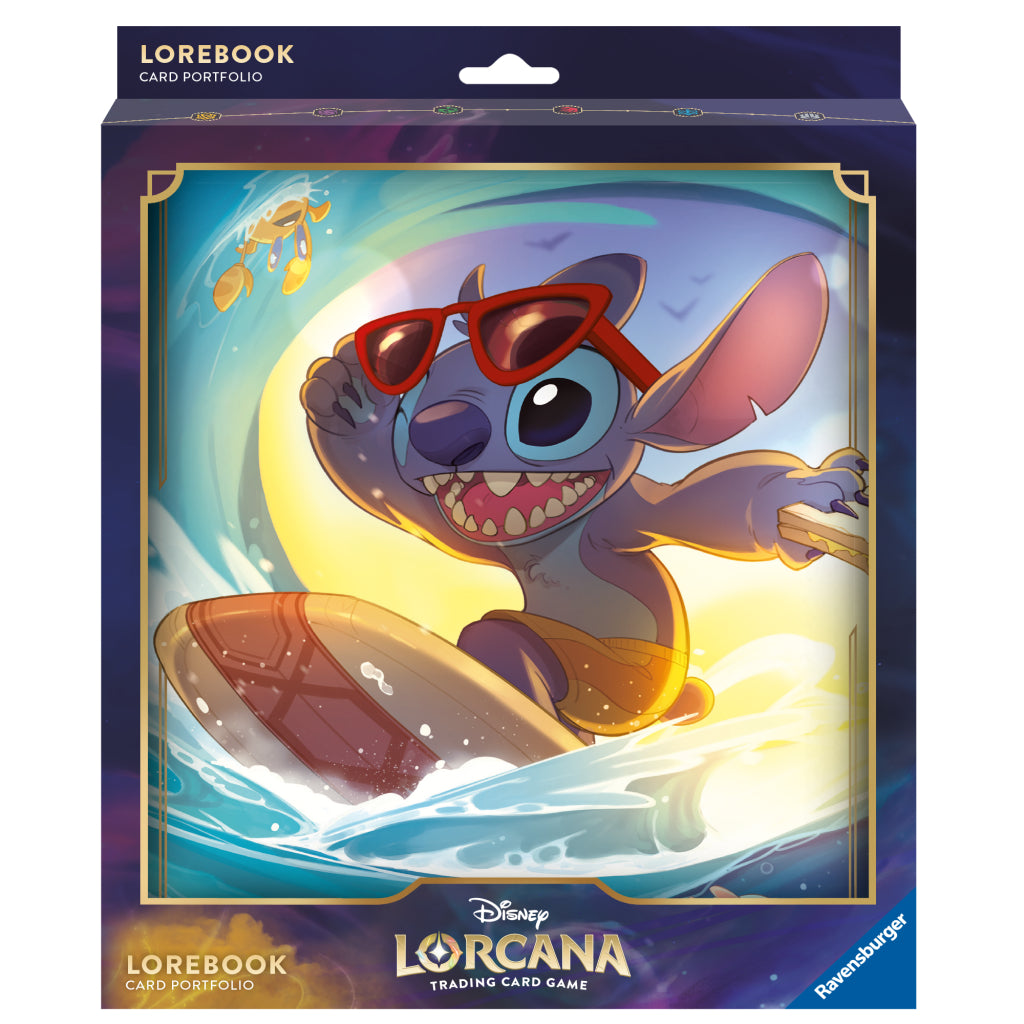 Lorebook Card Portfolio Stitch Carefree Surfer – Conflux Games