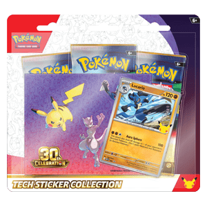 30th Celebration Lucario Tech Sticker Collection - EN