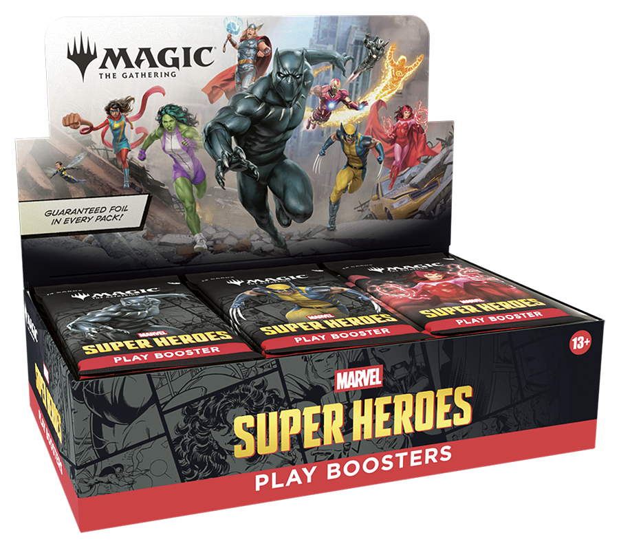 Marvel Super Heroes Play Booster Display (30 Packs) - EN