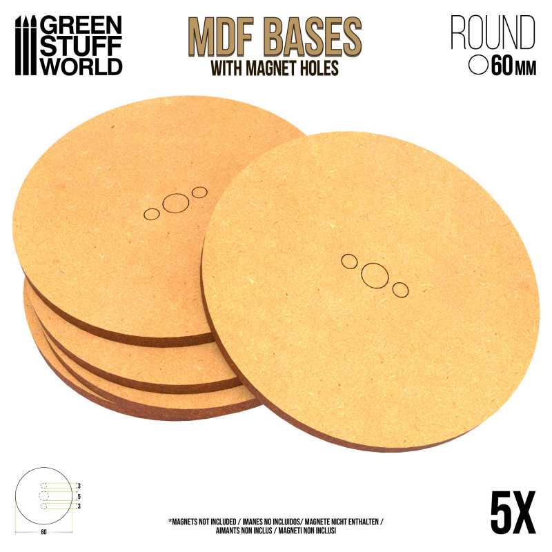 MDF Bases - Round