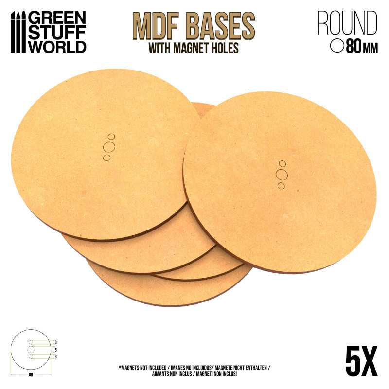 MDF Bases - Round