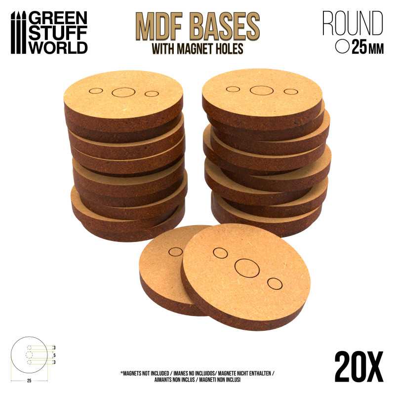 MDF Bases - Round