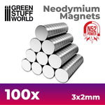 Green Stuff World - Neodymium Magnets - 100 units (N52)