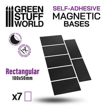 Carregar imagem no visualizador da galeria, Rectangular Magnetic SELF-ADHESIVE

