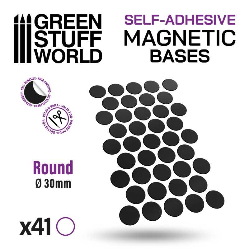 Round Magnetic SELF-ADHESIVE