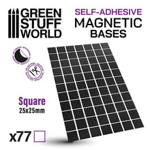 Load image into Gallery viewer, Square Magnetic SELF-ADHESIVE
