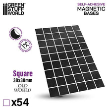 Load image into Gallery viewer, Square Magnetic SELF-ADHESIVE
