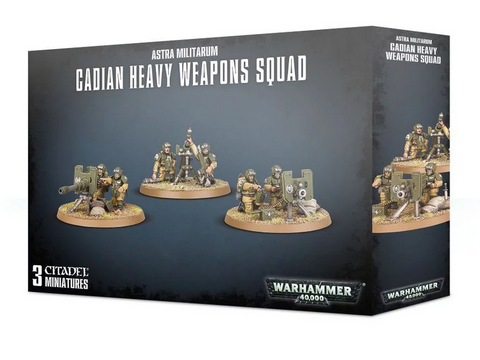 Astra Militarum Cadian Heavy Weapon Squad