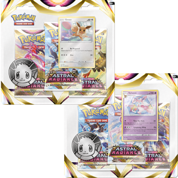Pokémon - Sword & Shield 10 Astral Radiance 3-pack - Eveen/Sylveon