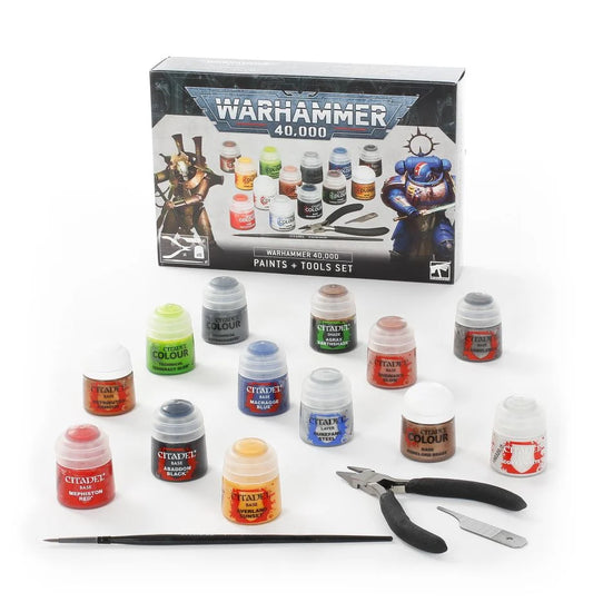 Warhammer 40k: Paint Set + Tool Set