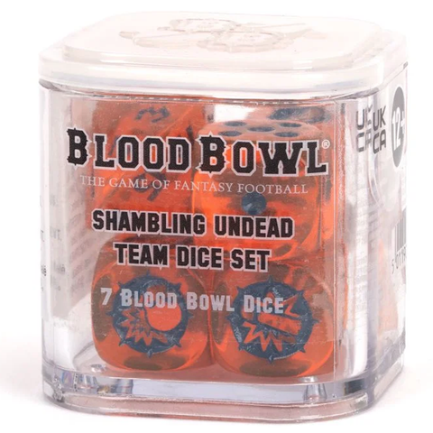 Blood Bowl - Shambling Undead Team Dice Set