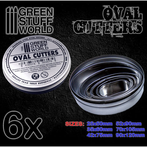 Green Stuff World - Oval Cutters for Bases