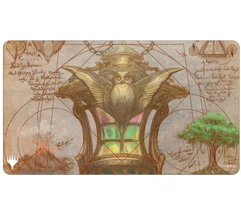 UP - Retro Frame Artifacts: Schematic Playmat Line - for Magic: The Gathering