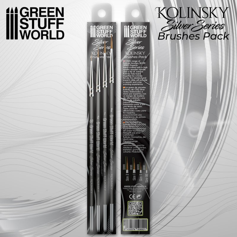 SILVER SERIES Kolinsky Brush Set