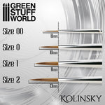 Green Stuff World - SILVER SERIES Kolinsky Brush - Size 0
