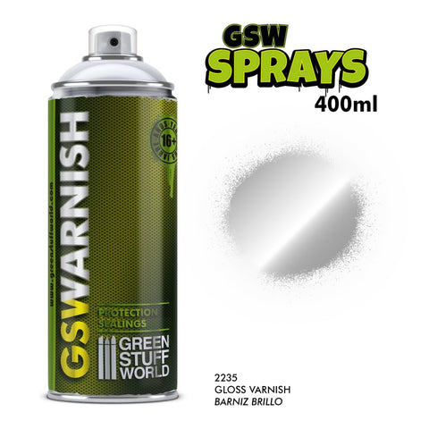 Green Stuff World - SPRAY GLOSS Varnish 400ml