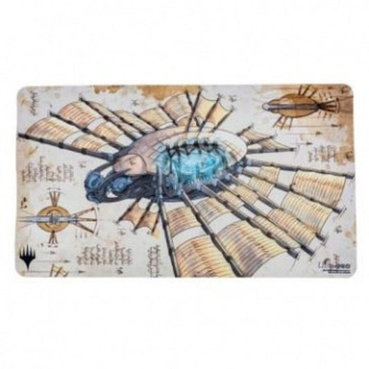 UP - Retro Frame Artifacts: Schematic Playmat Line - for Magic: The Gathering