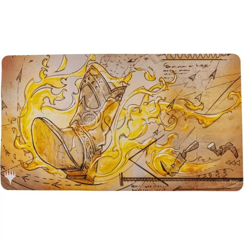 UP - Retro Frame Artifacts: Schematic Playmat Line - for Magic: The Gathering